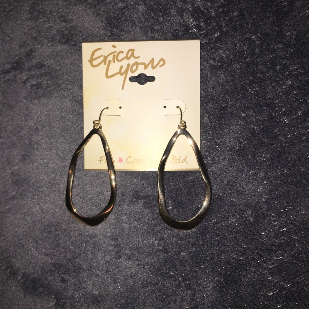 Gold earrings